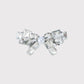 Beau - Sparkly Heart and Bow Hair Clip