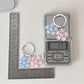 Keypus - Translucent Sakura Flower Ring Clasp Keychain