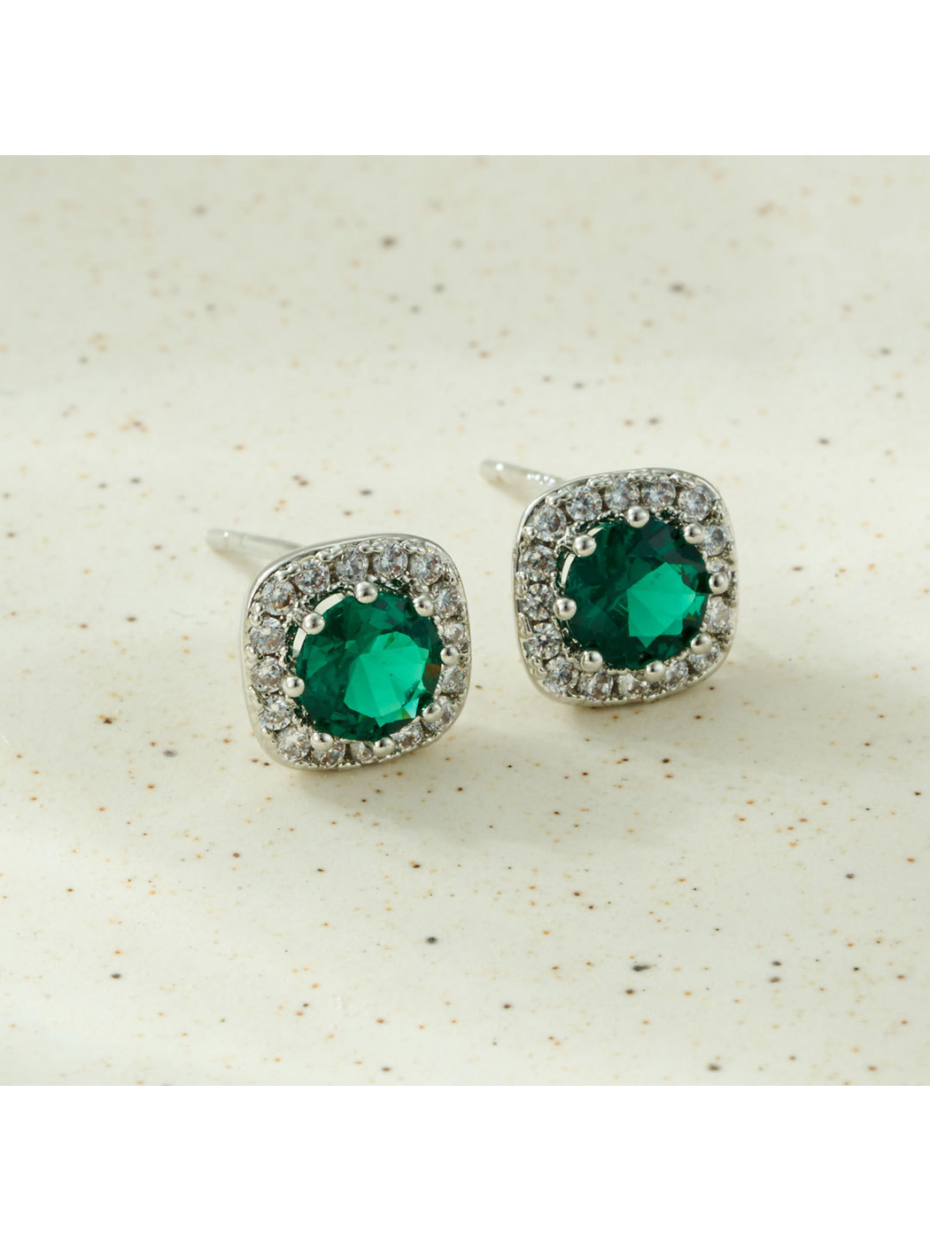 Earedge - Minimal Geometric Square Alloy Stud Earrings