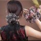 Gifty - Polyester Organza Printed Scrunchie