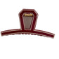 Beau - Red Irregular-Shaped Hair Clip