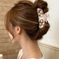 Beau - Butterfly Polka Dot Print Claw Clip