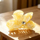 Beau - Petal Shape Acetate Decorative Claw Clip
