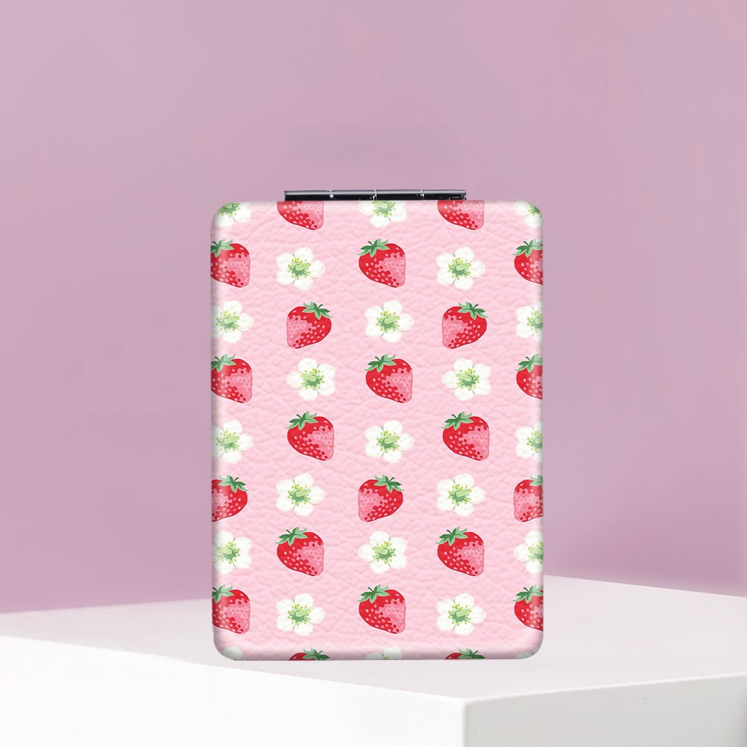 Mirroray - Compact Floral Pattern Travel Makeup Mirror