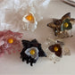Beau - Sweet Floral Design Plastic Claw Clip