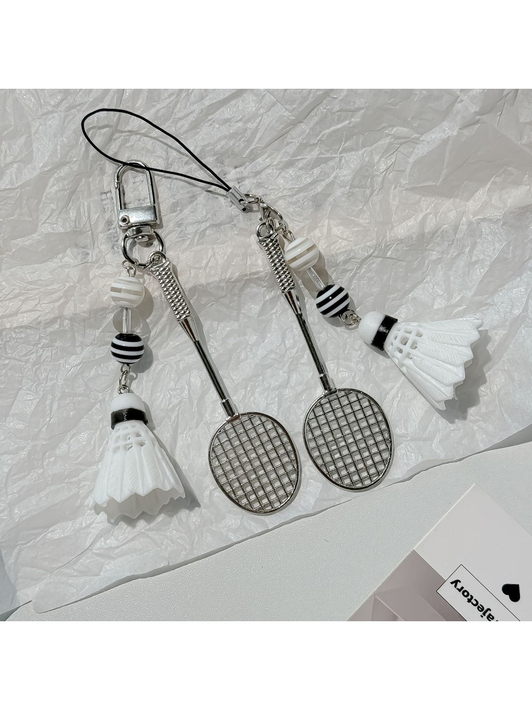 Keypus - Sports Style Badminton Keychain
