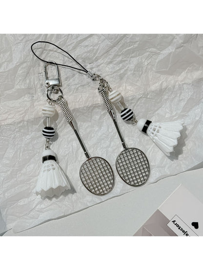 Keypus - Sports Style Badminton Keychain