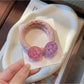 Gifty - Smiley Face Woven Elastic Textured Hair Tie