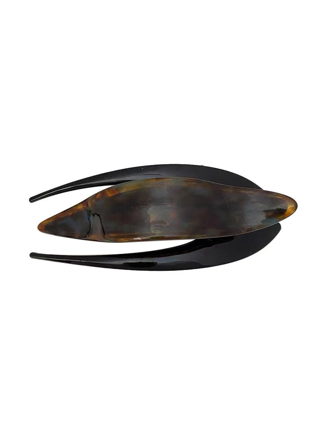 Beau - Line Detail Acetate Barrette Hair Clip
