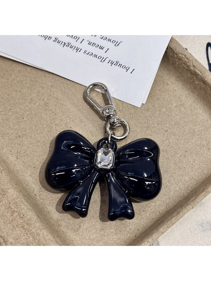 Keypus - Glossy Bow Acrylic Bag Charm Keychain