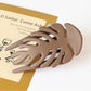 Beau - Simple Plastic Leaf Shape Hair Clip