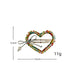 Beau - Heart Bow Beaded Front Hair Clip