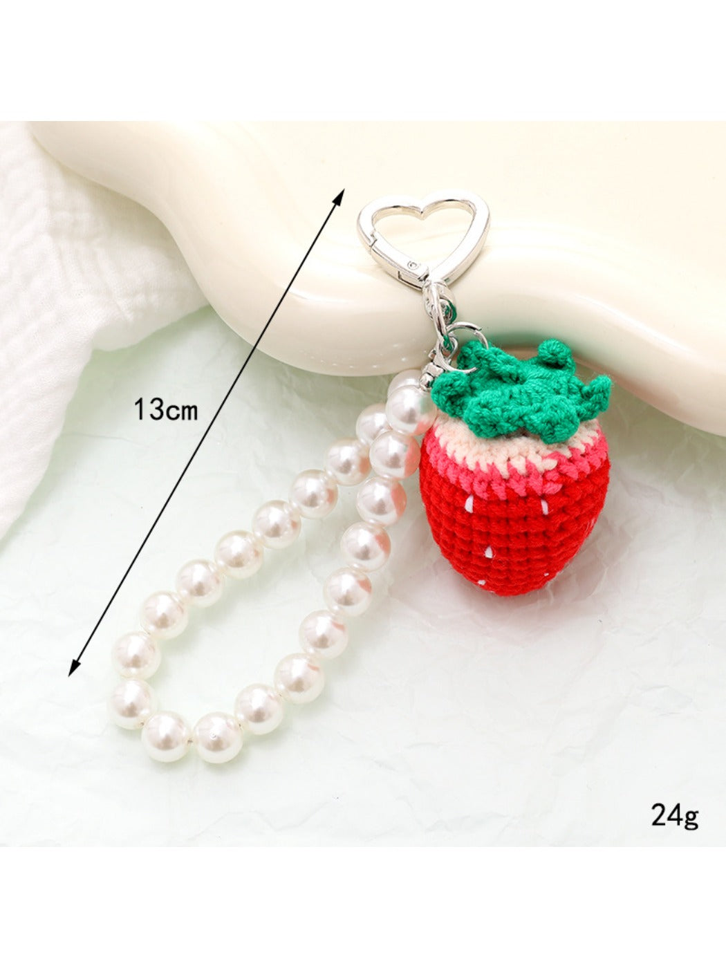 Keypus - Heart-Shaped Fruit-Shaped Keychain