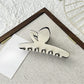 Beau - Minimalist X Shaped Hair Claw Clip