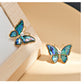 Earedge - Vintage Ombre Butterfly Earrings