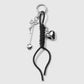 Keypus - Decorative Heart Charm and Rope Keychain