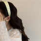 Gifty - Wide Polka Dot Fabric Covered Women's Headband