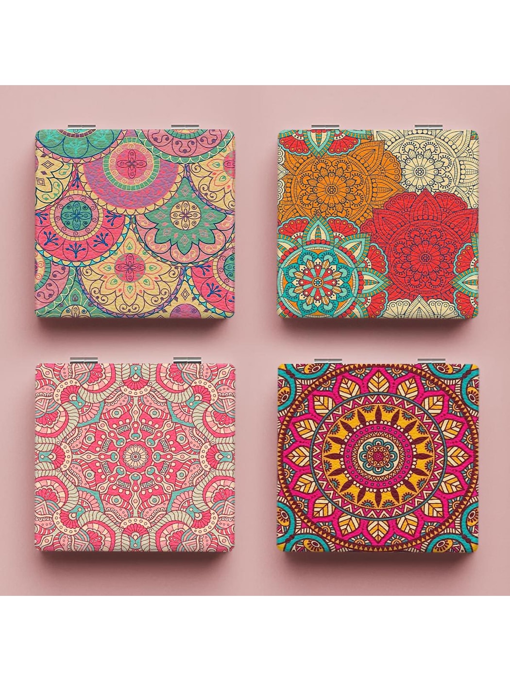 Mirroray - Patterned Foldable Compact Makeup Mirror