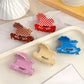 Beau - Polka Dot Stool Shaped Claw Clip