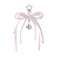 Keypus - Sweet Beaded Bow Star and Moon Keychain