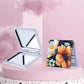 Mirroray - Floral Print Foldable Portable Makeup Mirror