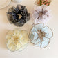 Gifty - Layered Organza Look Bead Detail Scrunchie