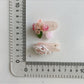Beau - Pink Beaded Flower Hair Clip