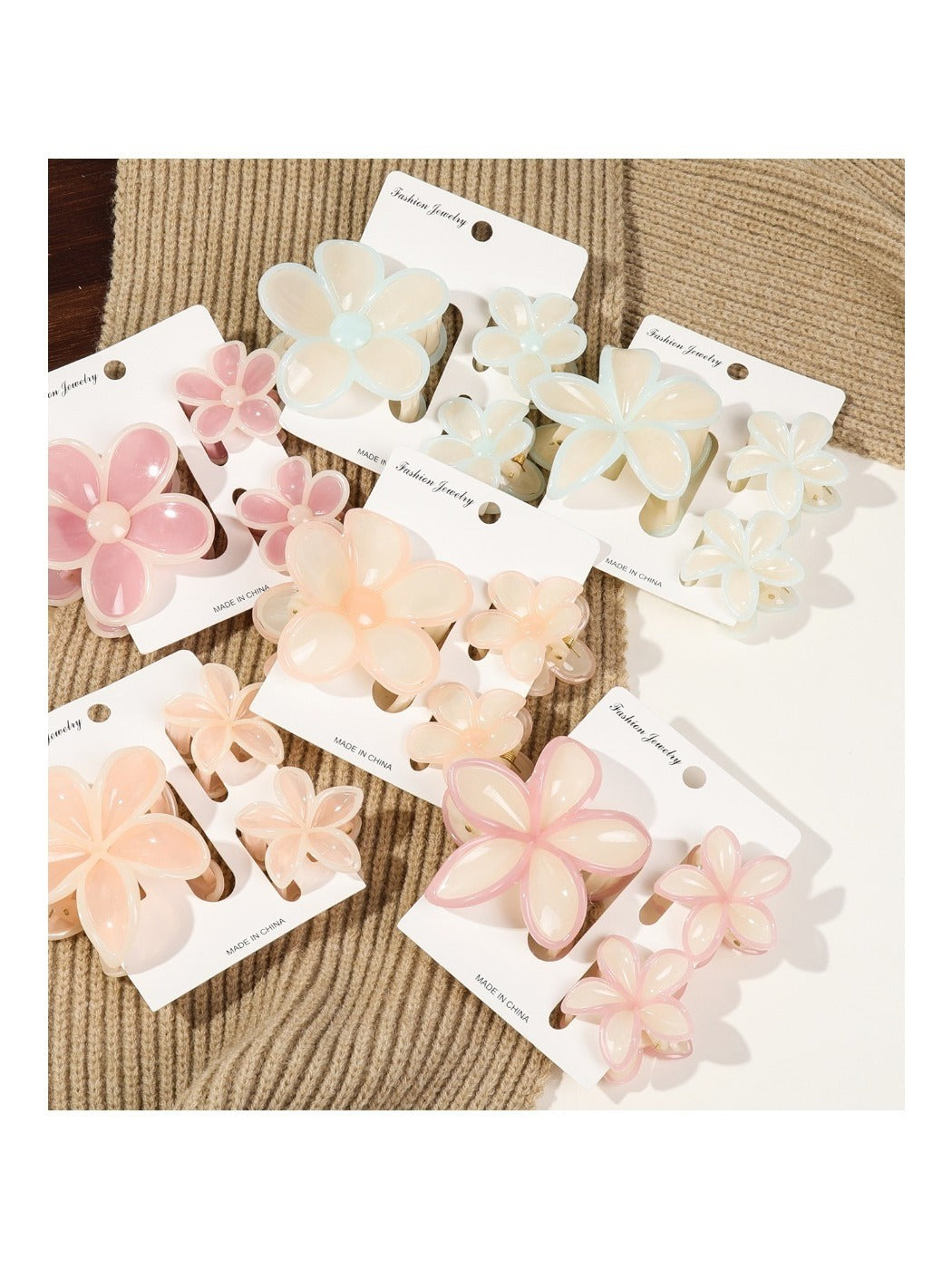 Beau - Five Petal Frangipani Hair Clip