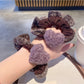 Gifty - Color Block Heart-pattern Scrunchie