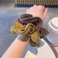 Gifty - Color Blocked Striped Scrunchie