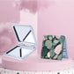 Mirroray - Square Leaf Pattern Portable Folding Mirror