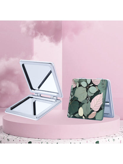 Mirroray - Square Leaf Pattern Portable Folding Mirror