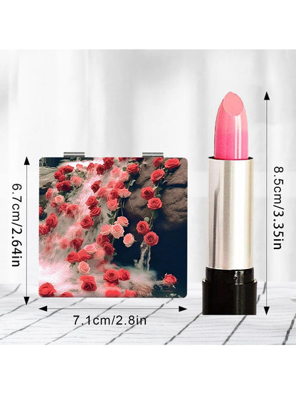 Mirroray - Oil Painting Print Folding Makeup Mirror