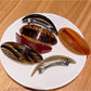 Beau - Simple Acetate Fiber Alloy Oval French Barrette