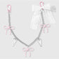 Keypus - Y2K Bow Heart Star Lace Bag Charm Keychain
