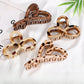 Beau - Open Shape Heart Plastic Styling Claw Clip