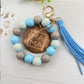 Keypus - Stylish Floral Tassel Keychain
