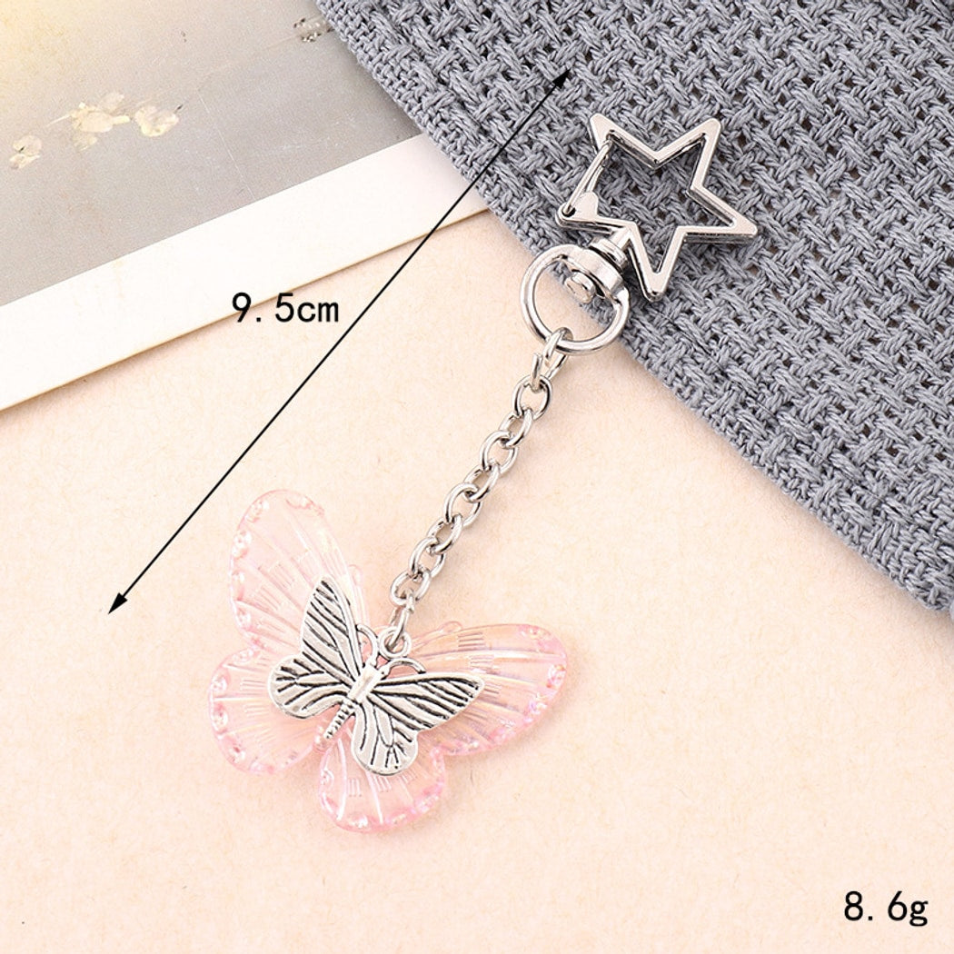 Keypus - Decorative Bow Star and Butterfly Keychain