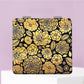 Mirroray - Decorative Flower Print Travel Vanity Mirror