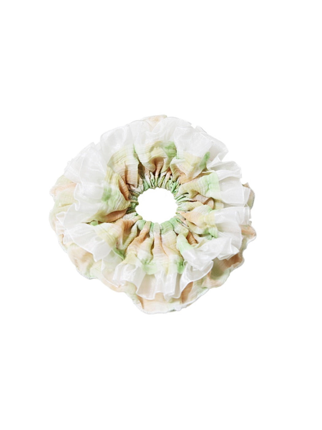 Gifty - Elegant Mesh Edge Double Layer Scrunchies