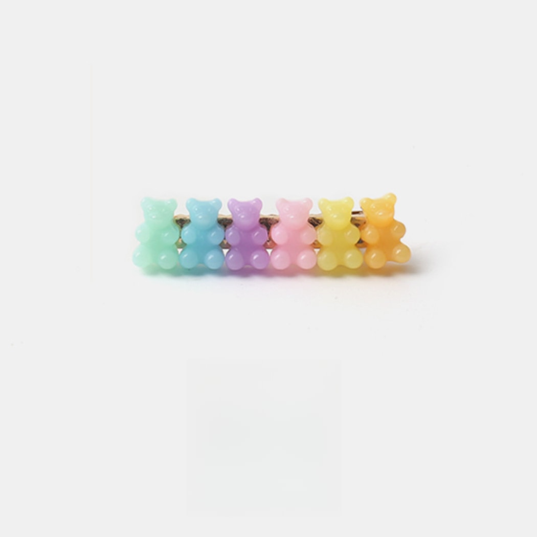Beau - Cute Gummy Bear Glossy Hair Clip