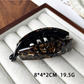 Beau - Curved Tortoiseshell Pattern Acetate Banana Clip