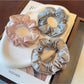 Gifty - Satin Finish Ruffle Fabric Scrunchie