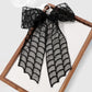 Keypus - Halloween Black Lace Bow Keychain