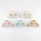 Beau - Minimalist Half Round Openwork Claw Clip