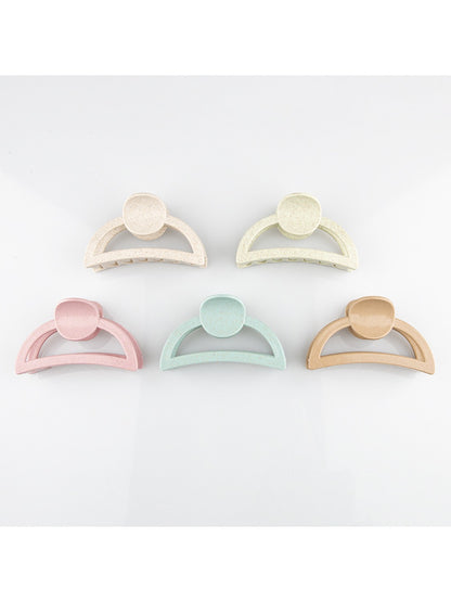 Beau - Minimalist Half Round Openwork Claw Clip
