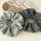 Gifty - Fresh Sweet Plaid Ruched Styling Scrunchie