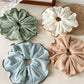 Gifty - Soft Elastic Elegant Serged Scrunchie