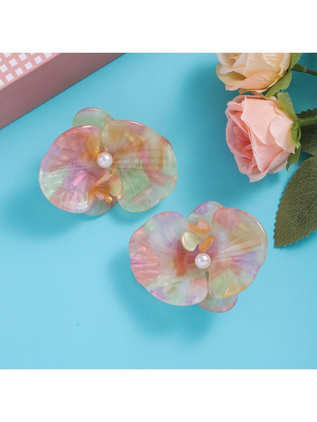 Beau - Elegant Orchid Inspired Hair Clip