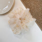 Gifty - Soft Floral Print Polyester Mesh Scrunchie